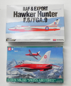 Lot 134 - 2 x boxed unmade complete 1 48 scale Plastic Model Kits - Raf & Ex