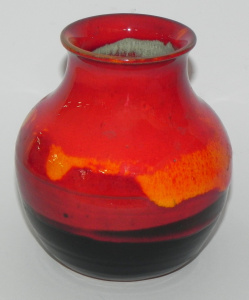 Lot 193 - Mid Century Charles Wilton signed Australian Pottery Vase - Black lowe