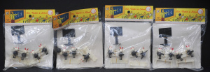 Lot 031 - 4 x unopened sets of Cat, Rabbit & School - made in Hong Kong c196