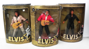 Lot 115 - 3 x Vintage Boxed Elvis Presley dolls - 12 inch inc 1993 Hasbro Jailh