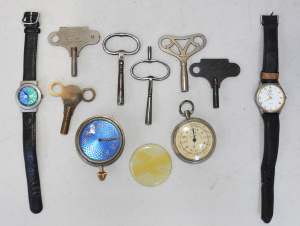 Lot 164 - Grp incl Watches, POS Sports, de Burg, Sprague day travel, no case, Be