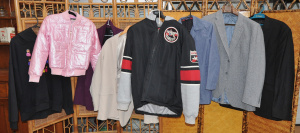 Lot 014 - Group of vintage retro modern outerwear inc VFL Essendon Bombers lined