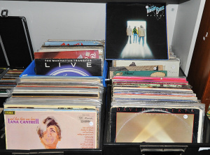 Lot 020 - 4 x Boxes of Vinyl LP Records incl Manhattan Transfer, Linda Ronsdtat,