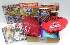 Lot 065 - Box of Mostly books & Magazines inc SC Pokemon deluxe Essential Ha