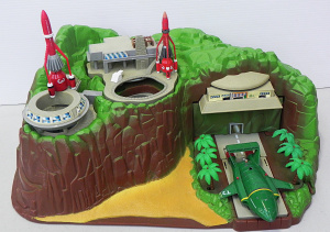 Lot 087 - 1992 Matchbox Electronic Tracy Island Playset from Thunderbirds (missi