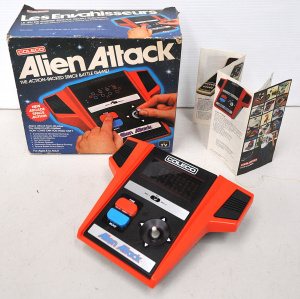 Lot 117 - Boxed Vintage Coleco Alien Attack Hand Held Space Battle Game