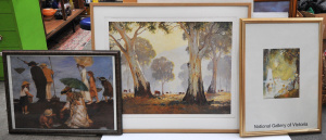 Lot 041 - 3 x framed prints inc signed and numbered (5 200) Leonard Long (1911-2