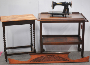 Lot 044 - Group Lot of Occasional Furniture & Others incl Two Tier Auto Trol