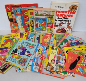 Lot 046 - Large lot of vintage comics inc Disney, Loony Tunes, Hanna-Barbera, Ar