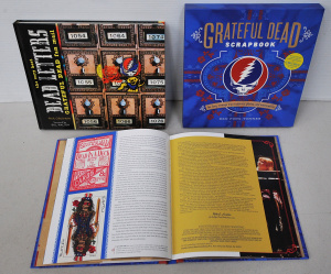 Lot 074 - 2 x hardcover books on the Grateful Dead inc Grateful Dead Scrapbook -