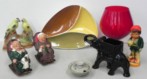 Lot 085 - Group of mid-century retro ceramics & glass inc Coronet canaps dis
