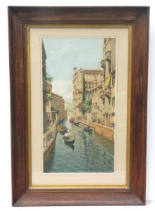 Lot 096 - Agnes Minotto (1862 - 1927) Large framed Watercolour & Gouache - C