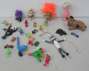 Lot 113 - Group of vintage toys inc Supertrim Soap Angelino wobble-head, Russ Go