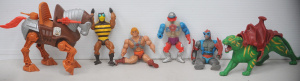 Lot 120 - Group vintage Masters of the Universe toys (good guys) inc He-Man, Bat