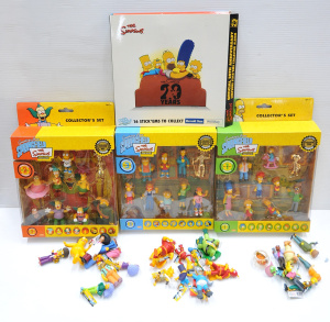 Lot 142 - Large group The Simpsons toys inc Greeting from Springfield Collector'