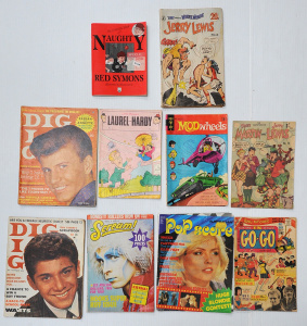 Lot 148 - Grp vintage entertainment comics & mags incl Some Australian, Scre