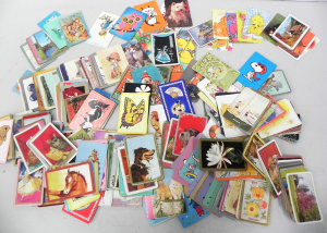 Lot 152 - Large collection of vintage swap cards inc Coles and other blank backs