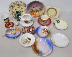 Lot 160 - Group of vintage ceramics inc Winton, Noritake, Royal Staffordshire et