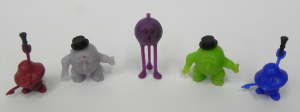 Lot 173 - Group of vintage cereal toys complete with accessories inc 2 x Crater