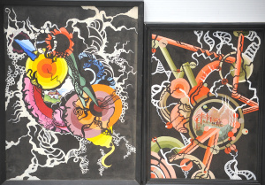 Lot 177 - Kerri Stokes (Active c1980 -90s) 2 x Framed Oil Paintings - A Glimpse