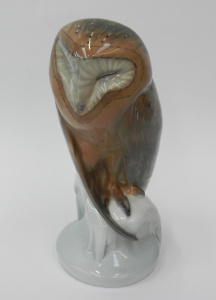 Lot 215 - Royal Copenhagen Denmark Ceramic Barn Owl Model 273 Designed by Christ