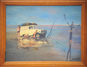 Robert Stokes (Active c1970s - 90s) Framed Oil Painting - Arnham Land - signed l