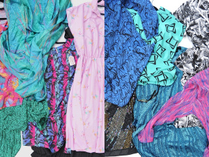 Lot 019 - Group Lot of Ladies 1970s & 80s Dresses incl Sequined Dresses, Col