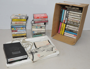 Lot 031 - Vintage lot inc Philips under-dash N 2605 car cassette player w manual