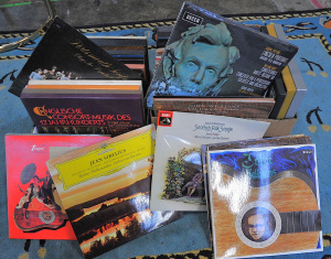 Lot 035 - 2 x Boxes of Vintage Vinyl LPs & Box Sets incl Mostly Classical,
