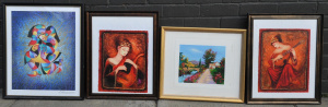 Lot 060 - Group lot - Framed Colour Serigraphs & Prints - Alex Perez 'The Br
