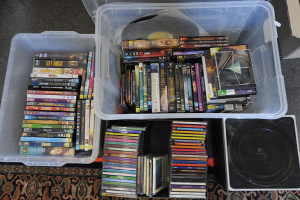 Lot 065 - 3 boxes of media CDs inc Japanese import Pink Floyd etc- Dark Side of