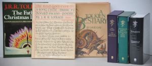 Lot 091 - Group of hardback Tolkien themed books inc The Father Christmas Letter