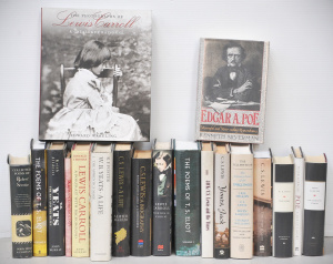 Lot 103 - Group of literary and related biography hardbacks inc CS Lewis, Poe, T