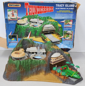 Lot 133 - Boxed Matchbox Thunderbirds Tracy Island Electronic Playset complete w
