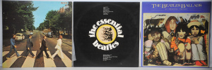 Lot 135 - 3 x vintage vinyl LP Aus pressed Beatles albums inc Abbey Road (cat# P