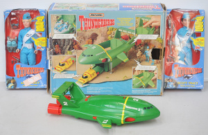 Lot 138 - 3 x vintage boxed Thunderbirds toys inc unopened Scott Tracy and Alan