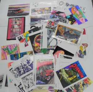 Lot 171 - Robert Stokes (Active c1970s - 90s) Large group lot of Unframed Ink Dr