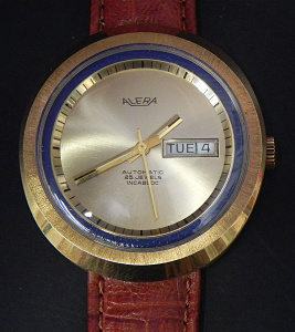 Lot 176 - Vintage Swiss made Alera Automatic 28 Jewels Incabloc gents' wrist wat