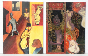 Lot 195 - Robert Stokes (Active c1970s - 90s) 2 x unframed Oil Paintings - Old M