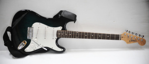 Modern Copy of a Stratocaster Electric Guitar in Black made by Nature by Jixing