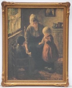 Ornate Gilt framed Classical print after the painting by Bernard Pothast - 49 5x