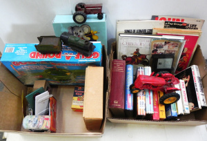 Lot 023 - Large vintage kids' lot inc boxed Bank of NSW Treasure Chest money box