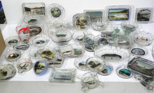Lot 053 - Collection of vintage View Ware glass collectables depicting various A