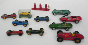Lot 102 - Group lot - Vintage Diecast Kids Toy Open wheel Racing Cars - Corgi's,