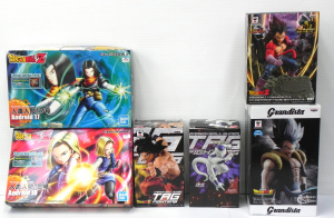 Lot 211 - 6 x mint boxed Dragonball Z models inc 2 x Bandai model kits (Android