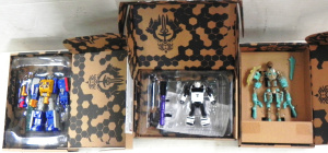 Lot 212 - 3 x mint boxed Transformers Generations Selects War for Cybertron Tril