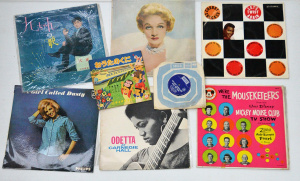 Lot 090 - Group of mixed vintage vinyl inc Marlene Dietrich, Chubby Checker (Aus