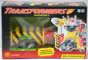 Lot 194 - Vintage Boxed Transformers Generation 2 Obliterators Action Figure - A