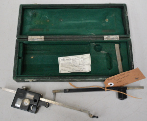 Lot 037 - 1945 boxed Kueffel & Esser Co planimeter (Germany) - 29 5 cm W