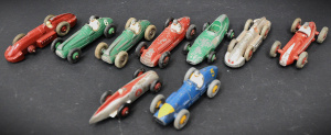 Lot 040 - Group lot - Vintage Dinky Toy diecast Ope Wheel Racings Cars - Speed o